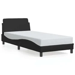 Vidaxl Posteljni okvir Dover črn 90x200 cm blago