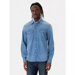 Tommy Jeans Jeans srajca Western DM0DM23029 Modra Regular Fit