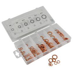 Set bakrenih tesnil 110 kos JBM