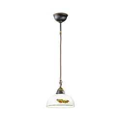 Kolarz 731.32.139 - Luster na sajli NONNA 1xE27/75W/230V prečnik 36 cm vino/jagoda