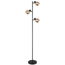 Globo 54309SB - Podna lampa TOKKI 3xE14/40W/230V crna