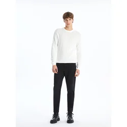 LC Waikiki Muški džemper W41725Z8-EEW, Krem