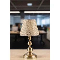 Opviq Stona lampa 8908-4, Zlatne boje