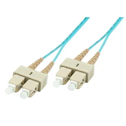 MicroConnect Patch Kabel - SC/UPC-SC/UPC 2m OM3 Optični, Multimode, Duplex, modra