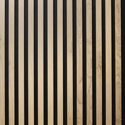 Panel akustični 3d hrast natur 2600x300x14mm 3kom. 2.34m2