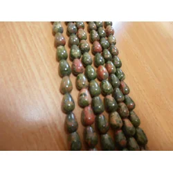 Poludragi kamen kaplja 8*12 mm unakit