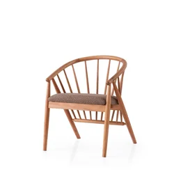 Hanah Home Trpezarijska stolica Ava 4502, 60x77x54,5 cm, Smeđa