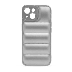 Maska za telefon DEEP SHINE MATTE za Iphone 15, Srebrna