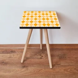 Hanah Home Klub sto Shp326, 35x42x35 cm, Narandžasti
