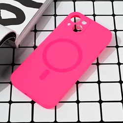 Maska za iPhone 13 61 Magsafe Pure color pink