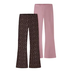 NAME IT Hlače NKFNILAS temno rjava / mauve
