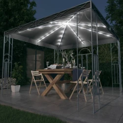 Den Paviljon z LED lučkami 300x300 cm antraciten