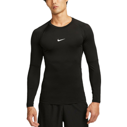 Nike M NP DF TIGHT TOP LS, muška majica dugi rukav za fitnes, crna FB7919