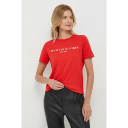 TOMMY HILFIGER Majica, rdeča