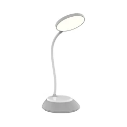 LED prigušiva punjiva stolna lampa VISUA LED/5W/5V 3000-5000K siva