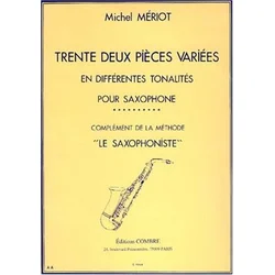 MERIOT:32 PIECES VARIEES FOR SAX