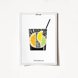 Wallity Poster Old Fashioned-2051, 50x70 cm