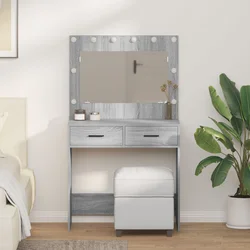 Toaletni stol Siva Sonoma 78,5 x 41 x 135 cm Konstruirano drvo