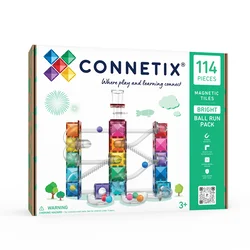 Connetix - Magnetne ploščice - Ball Run Bright Pack (114 kosov)
