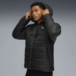 Puma ESS HOODED PADDED JACKET, muška jakna, crna 685211