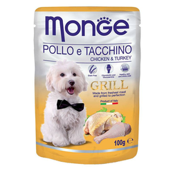 Monge Grill sos za pse - piletine 12x100g