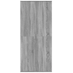 Visoka komoda siva sonome 80x35x180 cm od konstruiranog drva
