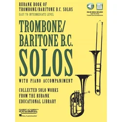 RUBANK BOOK SOLOS TROMBONE/BARITONE B.C.+AUDIO ACCESS