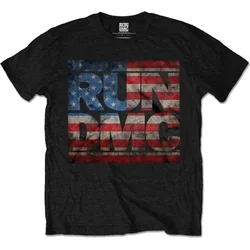 Run DMC Americana Logo Black L Majica