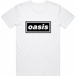 Oasis majica Decca Logo Bela M
