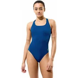 Speedo solid powerback denim teal s - uk32