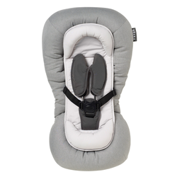 Podloga za sve podesive ležaljke Beaba Up & Down Bouncer Seat Cushion Grey s naslonom za glavu od 0 mjeseci