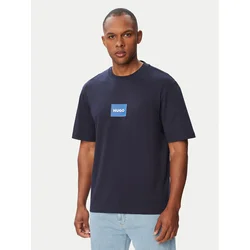 HUGO Majica Nayonix 50554382 Mornarsko modra Regular Fit