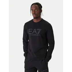 EA7 Emporio Armani Majica  siva / črna