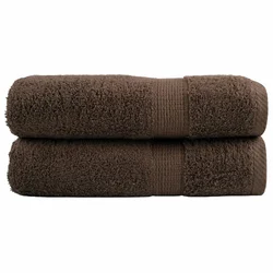 Premium ručnici za ruke SOLUND 2 kom. smeđi 50x100 cm 600 g/m2