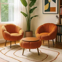 ATELIER DEL SOFA Fotelje i klub stočić Lida Wellsoft Orange