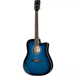 Akustična gitara Harley Benton - D-120CE TB, plava