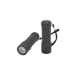 LED baterijska lampa LED/3xAAA crna