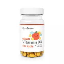 GymBeam Chewable Vitamin D3 for kids 400 IU