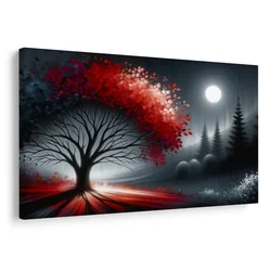 Slika drevo življenja pod luno - 40x30