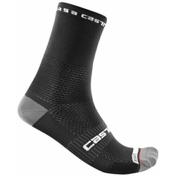 Castelli Rosso Corsa Pro 15 Sock Black S/M