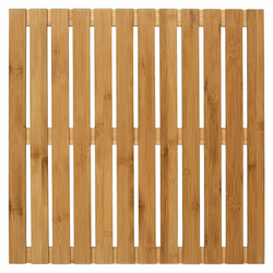 WENKO 24610100 - Otirač BAMBUSA 50x50 cm braon