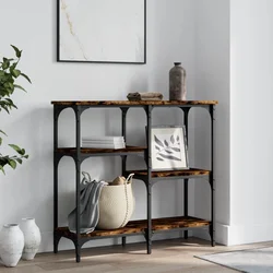 Konzolni stol boja hrasta 80 x 29 x 75 cm konstruirano drvo