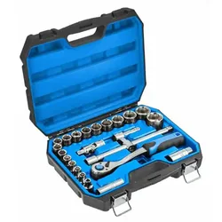 Set nasadnih ključeva 1/2 24 dela u koferu Hogert HT1R410
