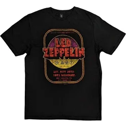 Led Zeppelin Majica 1971 Wembley Unisex Black S