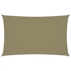 VIDAXL pravokotno senčno jadro (oksford blago, 3x6m), bež