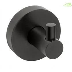 Sapho - Zidna kuka X-ROUND 5x5,5 cm mat crne boje