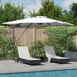 Suncobran Pijesak 286 x 284 x 270 cm Aluminij i poliester