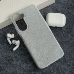 Maska Crystal Dust za Xiaomi Redmi A7 Pro srebrna