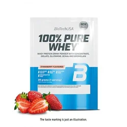 BioTechUSA 100% Pure Whey protein 28g Strawberry