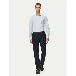 Tommy Hilfiger Srajca MW0MW38347 Svetlo modra Slim Fit